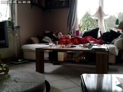 Caught my wife Masturbating under blanked with her nev Dildo. Caught her on my spycam. She has no id Thumb