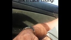 Driving In Thong Playing With My Dick Thumb