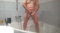 I expelled MY cock in the shower. Thumb