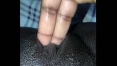 I can&rsquo_t stop fingering my wet black pussy? |watch me cum Thumb