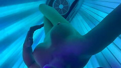 Masturbate and Big Tits play inside Solariu ( tanning bed ) Join Me in this Hot Hot Tube Thumb