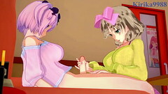 Ryona and Yumi and Haruka and Hibari intense futanari sex. - Senran Kagura Hentai Thumb