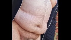 Chubby Gay Cumming Outside Thumb