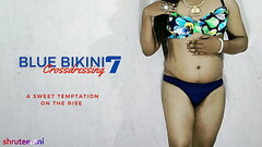 BLUE BIKINI PART 7 - CROSSDRESSING BY INDIAN SHEMALE Thumb