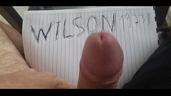 Nuevo tributo paja de amigo a mi esposa amateur conchita masturbation Wilson 19731 hotwide pussy wif Thumb