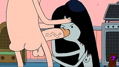 Marceline le da una mamada a Finn Thumb