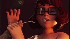 MILF Velma 3D Blowjob - Uncensored Hentai Thumb