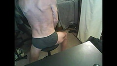 Combined clips on Active Stool with briefs and balls and massage gun Thumb