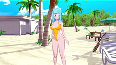 Bulma Swimsiut hentai animation 3d koikatsu game Thumb