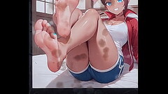 Asahina Aoi&#039_s feet cum tribute Thumb