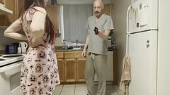 step dad catches step daughter out late drinking, he wont tell step mom if she lets him fuck both he Thumb