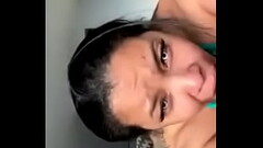 She eye fucks the camera while sucking the dick Thumb