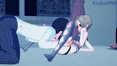 Koume Shirasaka and Hinako Kita intense sex. - THE IDOLM@STER CINDERELLA GIRLS Hentai Thumb