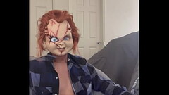 Chucky cums while watching porn Thumb