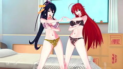 Rias Gremory and Akeno asking me something | HS DXD NTR Madness 2 | Watch Full 1hr Movie on Sheer &a Thumb