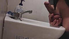 I rest my BALLS on the sink getting my COCK ready for a HUGE CUMSHOT Thumb