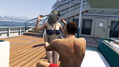 GTA 5 - Cutie Bikini Babe gets Fucked on Yacht Thumb