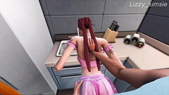 Stepfather fucks and cum on rebellious stepdaughter - sims 4 - Thumb