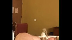 Masturbating in my Hotel Room in Bed Thumb