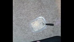 Stroking over my oatmeal in the morning part two Thumb