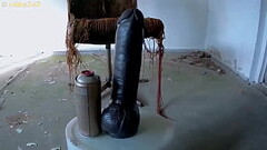 Big black Dildo in abandoned place Thumb