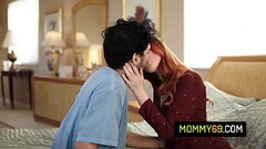 Beautiful redhead stepmom Marie McCray craves for her stepson&#039_s dick Thumb