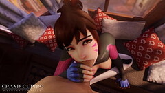 D.va Loving Gentle Blowjob Overwatch 2 Thumb