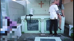 Teacher and Student Viral Cemetery Risky Sex,Si Mam kinantot sa Sementeryo! Thumb