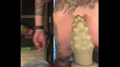 Devoncock1 - Fucking my gaping pussy with the huge Conka plug from JohnThomas Toys Thumb