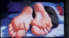 Makima&#039_s feet cum tribute Thumb