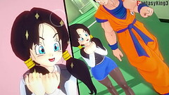 Dragon Ball Z EX 3 | Part 3 | Videl cant wait for sex | Watch full 1hr movie on sheer or ptrn Fantas Thumb