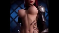 League of Legends Katarina cosplay Dick Ride | Uncensored Hentai AI generated Thumb