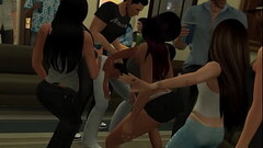 Pornstars at College Party - Sims 4 Porn Video Thumb