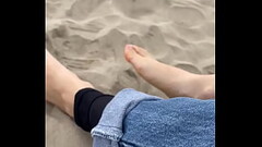 Feet on the beach Thumb