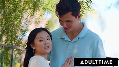 ADULT TIME - Petite Teen Lulu Chu Sneaks Her Boyfriend In For Fuck While Stepmom Is Home! Thumb