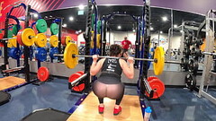 Barbell squats - insanely transparent leggings Thumb