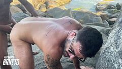 Fernando Brutto dando gostoso na praia de Abric&oacute_ Thumb