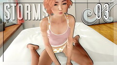 STORMSIDE #03 &bull_ The cutie in her sexy underwear is for sure in heat Thumb