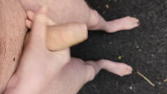 Risky masturbating outside at midday Thumb