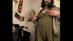 Jinna french chubby sissy try some clothes and strip 1 Thumb