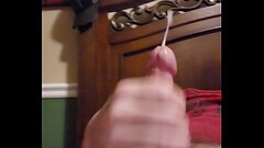 Huge cum shot while watching porn Thumb